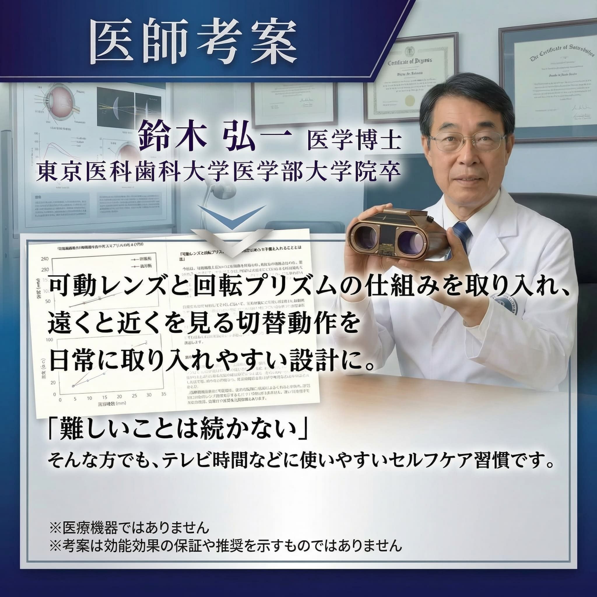 医師監修 老眼のピントが合いづらいに｜ホームワック ピントフレッシュ